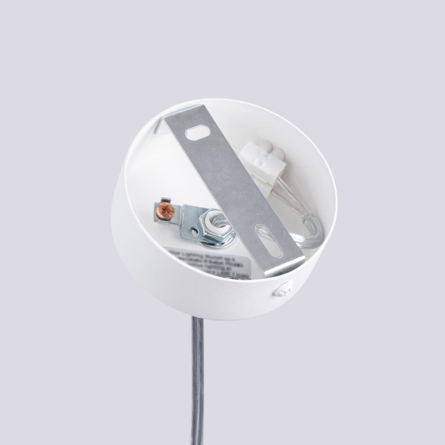 Lampadario a sospensione con filo LIRO 1xGU10/10W/230V bianco