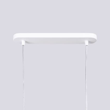 Lampadario a sospensione con filo LIRO 2xGU10/10W/230V bianco