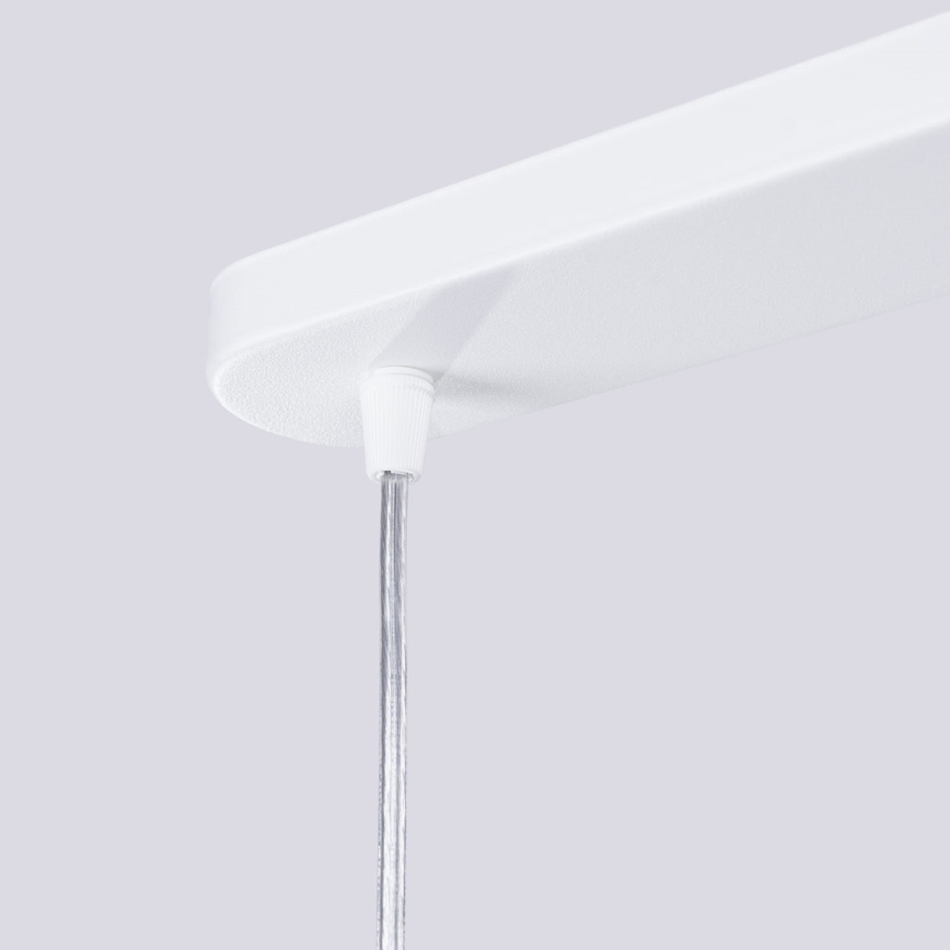 Lampadario a sospensione con filo LIRO 2xGU10/10W/230V bianco