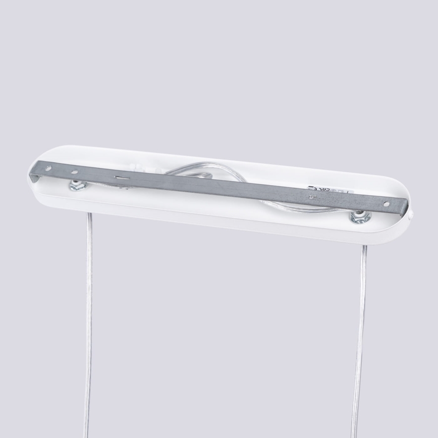 Lampadario a sospensione con filo LIRO 2xGU10/10W/230V bianco