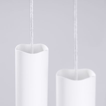 Lampadario a sospensione con filo LIRO 3xGU10/10W/230V bianco