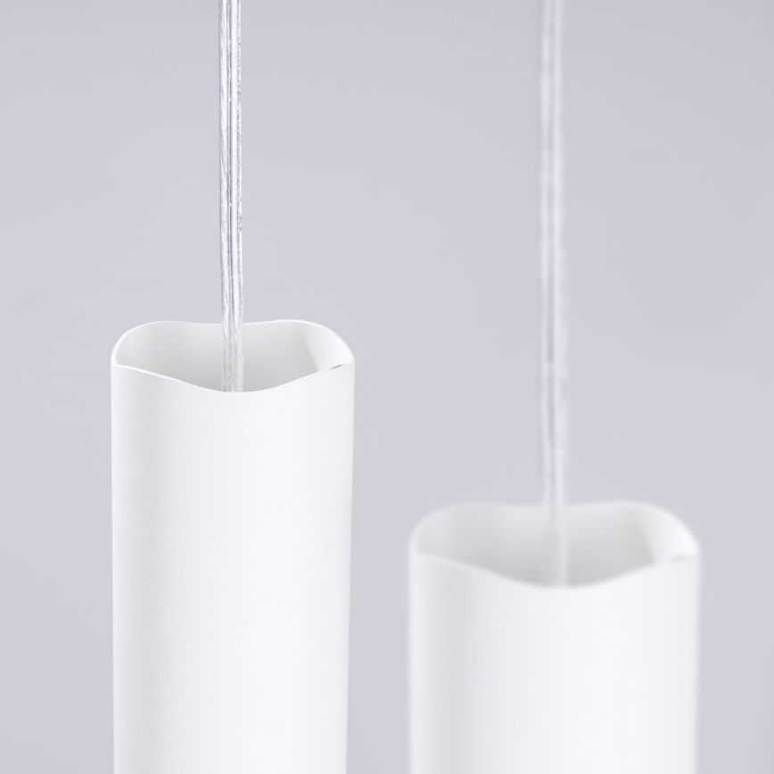 Lampadario a sospensione con filo LIRO 3xGU10/10W/230V bianco