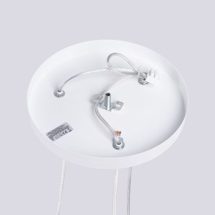 Lampadario a sospensione con filo LIRO 3xGU10/10W/230V bianco