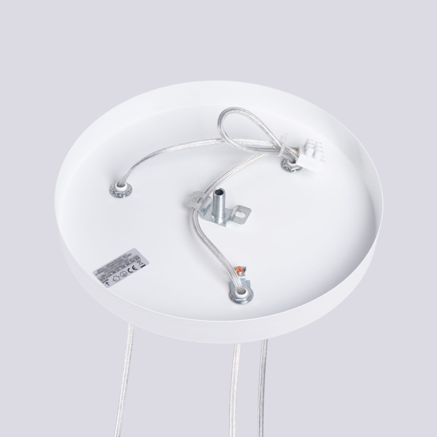 Lampadario a sospensione con filo LIRO 3xGU10/10W/230V bianco