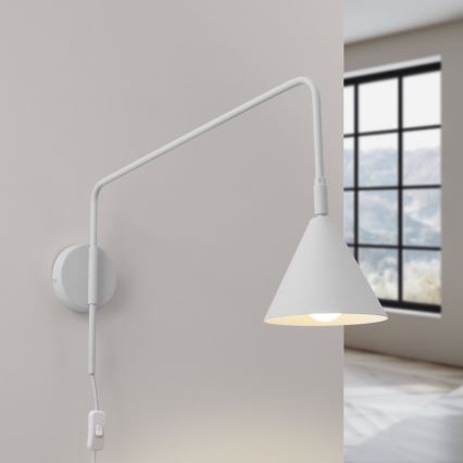Applique NOX 1xE14/10W/230V bianco