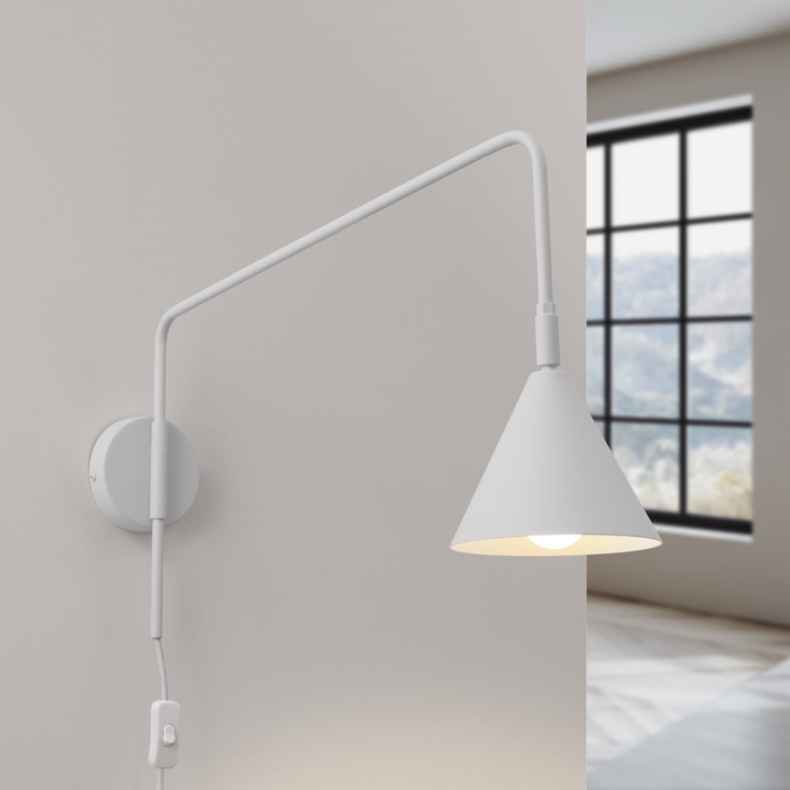 Applique NOX 1xE14/10W/230V bianco