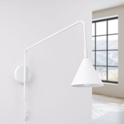 Applique NOX 1xE14/10W/230V bianco