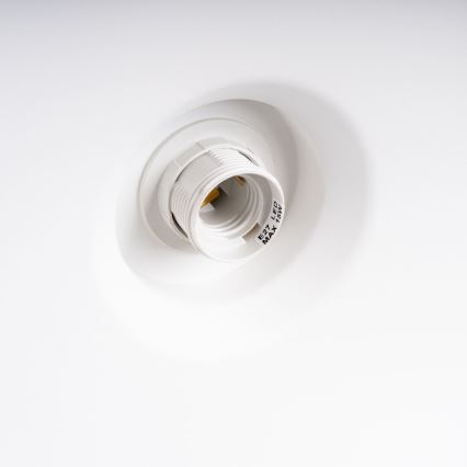 Lampadario a sospensione con filo BILO 1xE27/15W/230V diametro 35 cm bianco