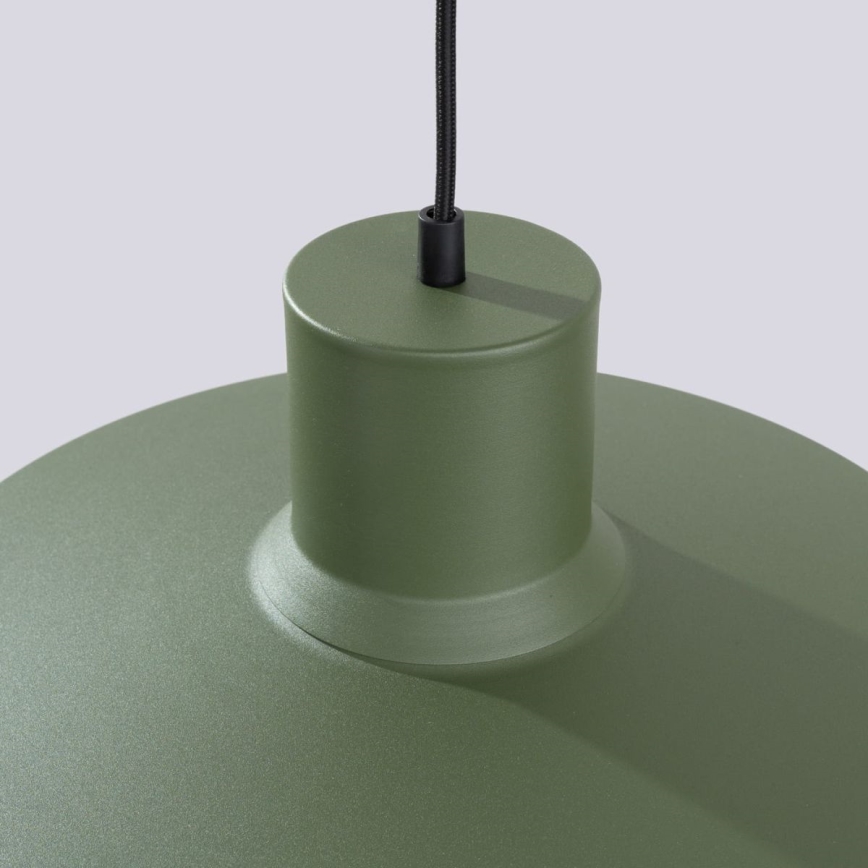 Lampadario a sospensione con filo BILO 1xE27/15W/230V diametro 35 cm verde