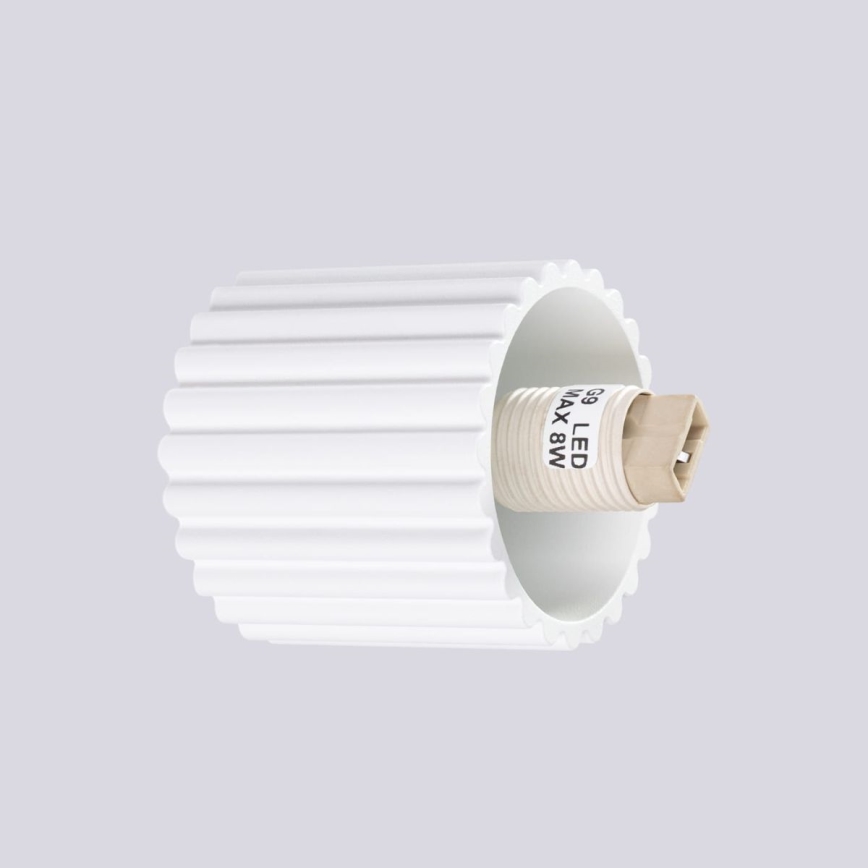 Applique da bagno HALO 1xG9/8W/230V diametro 12 cm IP44 bianco