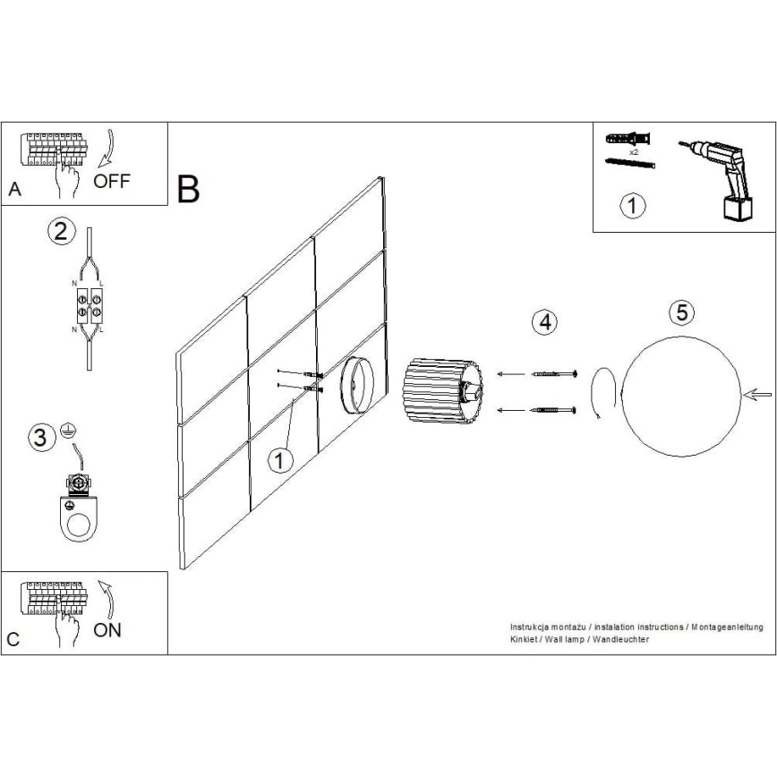 Applique da bagno HALO 1xG9/8W/230V diametro 12 cm IP44 bianco