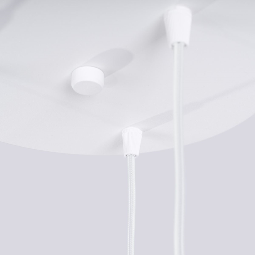 Lampadario a sospensione con filo HALO 3xG9/8W/230V diametro 25 cm bianco