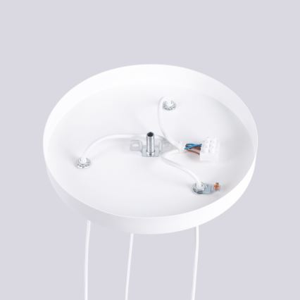 Lampadario a sospensione con filo HALO 3xG9/8W/230V diametro 25 cm bianco