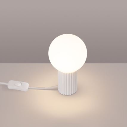 Lampada da tavolo HALO 1xG9/8W/230V diametro 12 cm bianco