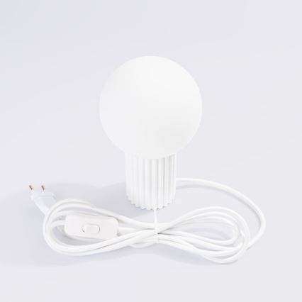 Lampada da tavolo HALO 1xG9/8W/230V diametro 12 cm bianco