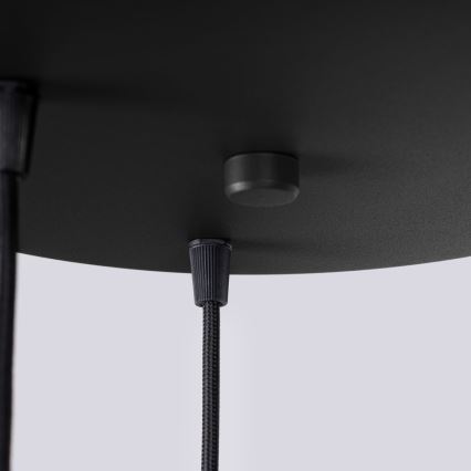 Lampadario a sospensione con filo HALO 3xG9/8W/230V diametro 25 cm nero