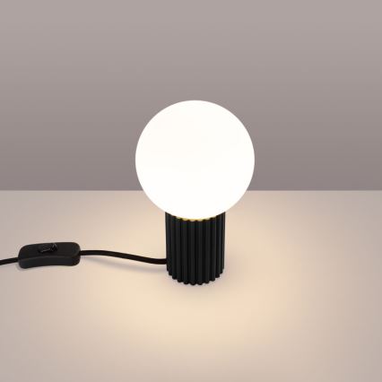 Lampada da tavolo HALO 1xG9/8W/230V diametro 12 cm nero