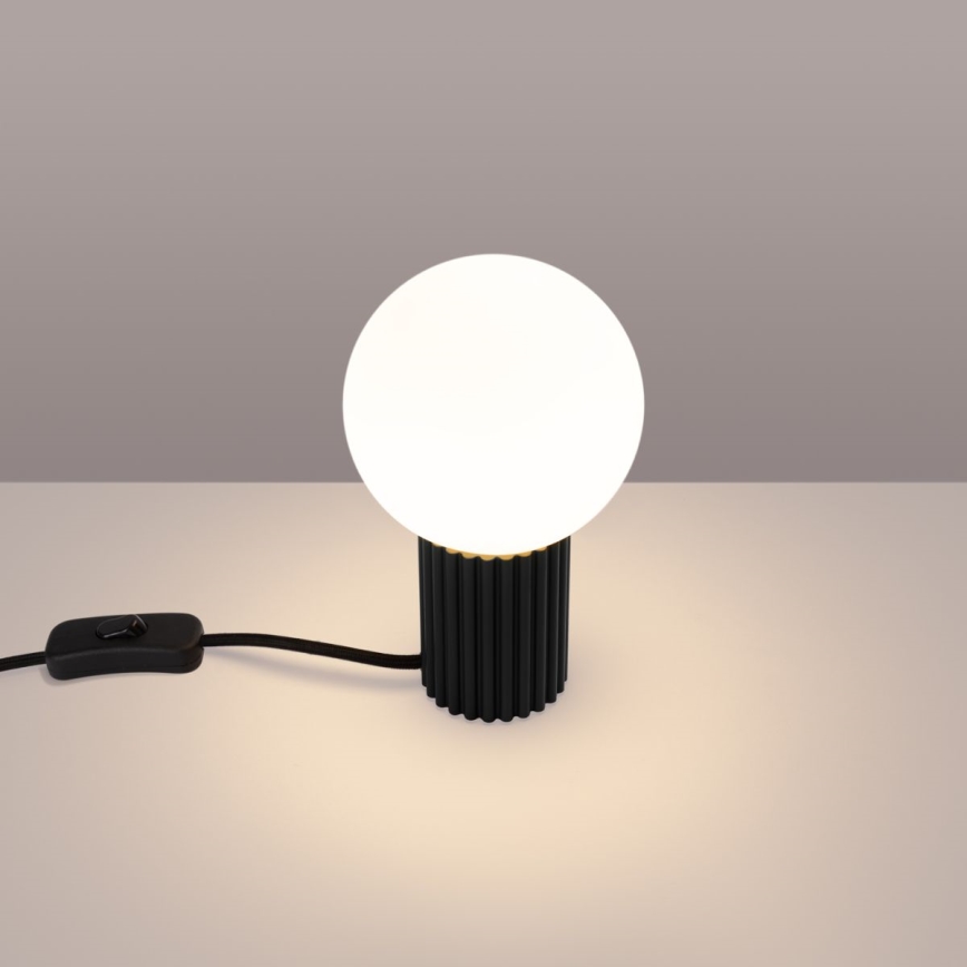 Lampada da tavolo HALO 1xG9/8W/230V diametro 12 cm nero