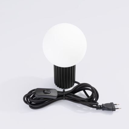 Lampada da tavolo HALO 1xG9/8W/230V diametro 12 cm nero