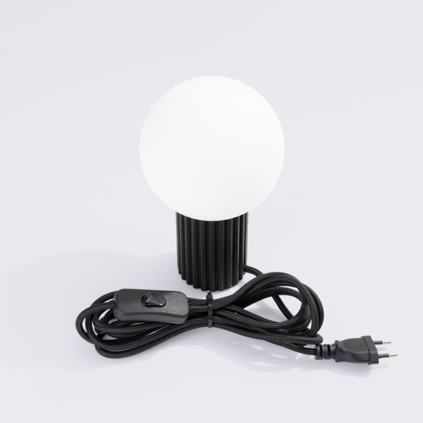 Lampada da tavolo HALO 1xG9/8W/230V diametro 12 cm nero
