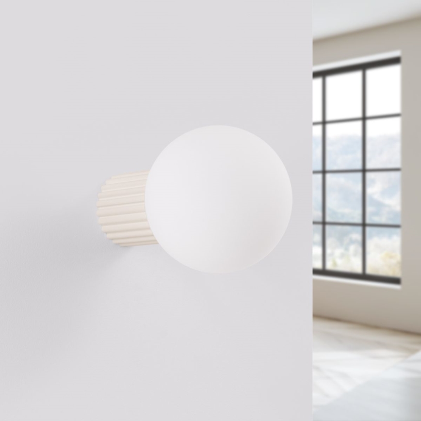 Applique da bagno HALO 1xG9/8W/230V diametro 12 cm IP44 color crema