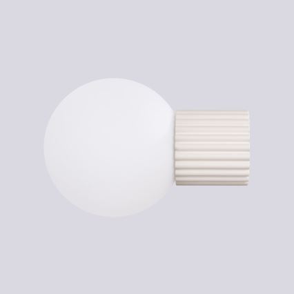 Applique da bagno HALO 1xG9/8W/230V diametro 12 cm IP44 color crema