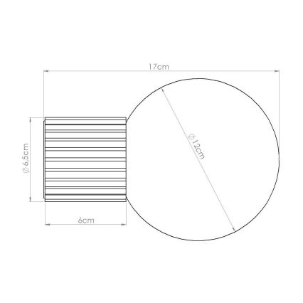 Applique da bagno HALO 1xG9/8W/230V diametro 12 cm IP44 color crema