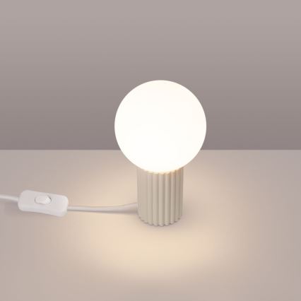 Lampada da tavolo HALO 1xG9/8W/230V diametro 12 cm color crema