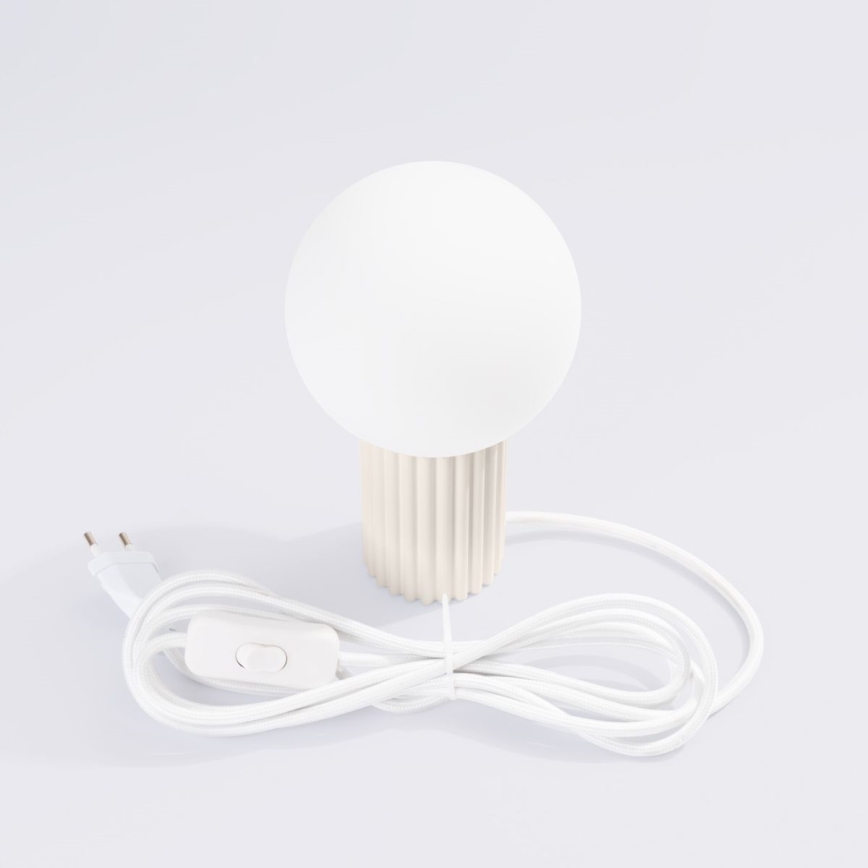 Lampada da tavolo HALO 1xG9/8W/230V diametro 12 cm color crema