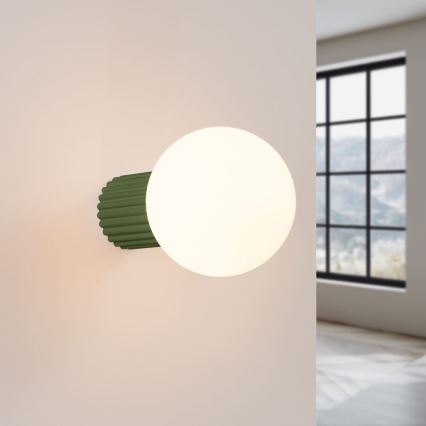 Applique da bagno HALO 1xG9/8W/230V diametro 12 cm IP44 verde