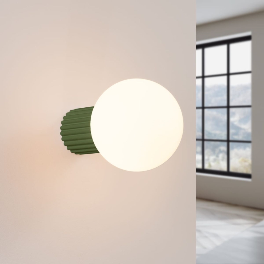 Applique da bagno HALO 1xG9/8W/230V diametro 12 cm IP44 verde