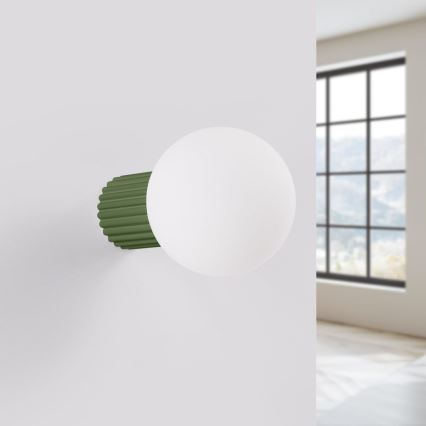 Applique da bagno HALO 1xG9/8W/230V diametro 12 cm IP44 verde