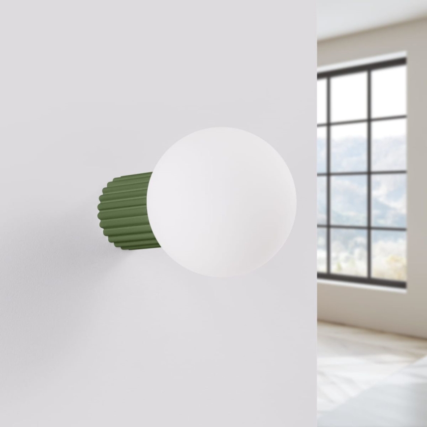 Applique da bagno HALO 1xG9/8W/230V diametro 12 cm IP44 verde