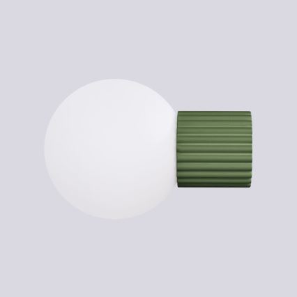 Applique da bagno HALO 1xG9/8W/230V diametro 12 cm IP44 verde