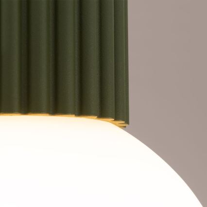 Plafoniera da bagno HALO 1xG9/8W/230V diametro 12 cm IP44 verde