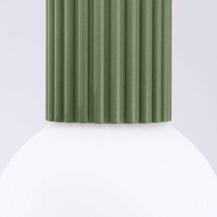 Plafoniera da bagno HALO 1xG9/8W/230V diametro 12 cm IP44 verde