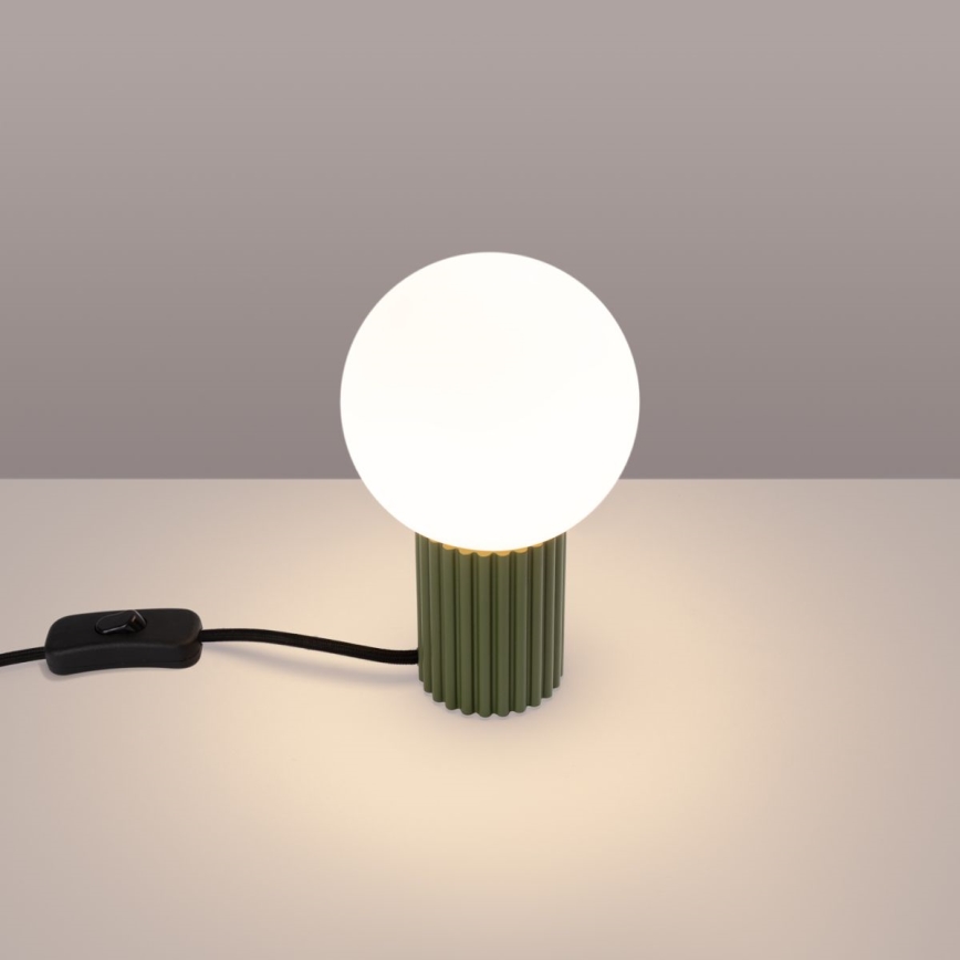 Lampada da tavolo HALO 1xG9/8W/230V diametro 12 cm verde