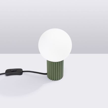 Lampada da tavolo HALO 1xG9/8W/230V diametro 12 cm verde