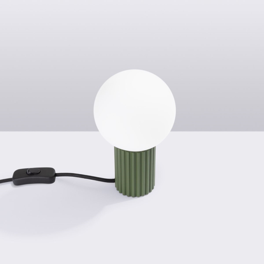 Lampada da tavolo HALO 1xG9/8W/230V diametro 12 cm verde