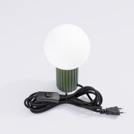 Lampada da tavolo HALO 1xG9/8W/230V diametro 12 cm verde