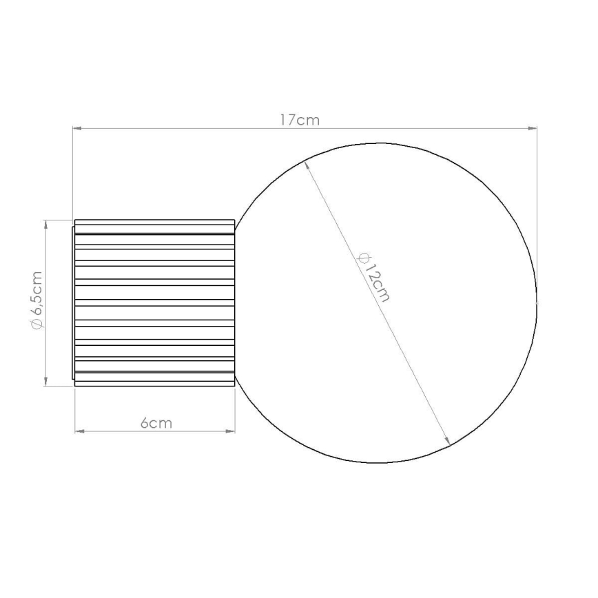 Applique da bagno HALO 1xG9/8W/230V diametro 12 cm IP44 arancione