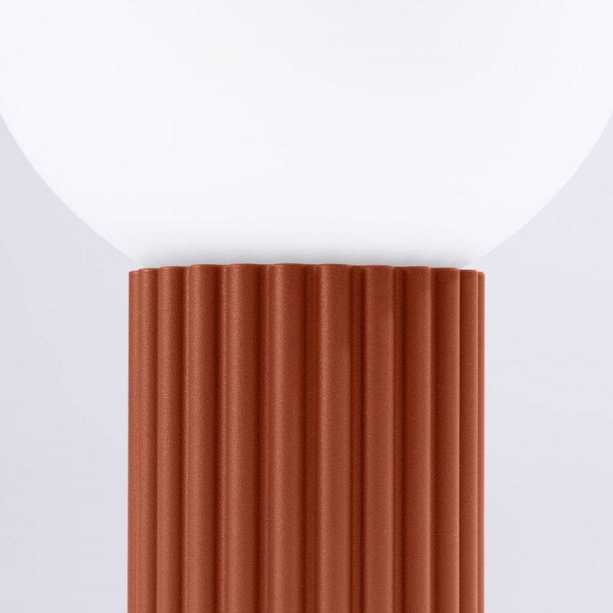 Lampada da tavolo HALO 1xG9/8W/230V diametro 12 cm arancione