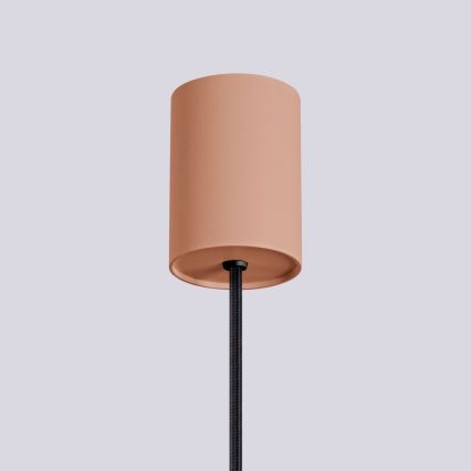 Lampadario a sospensione con filo HALO 1xG9/8W/230V diametro 12 cm marrone