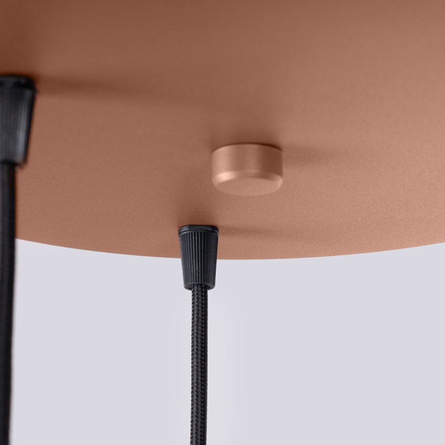 Lampadario a sospensione con filo HALO 3xG9/8W/230V diametro 25 cm marrone