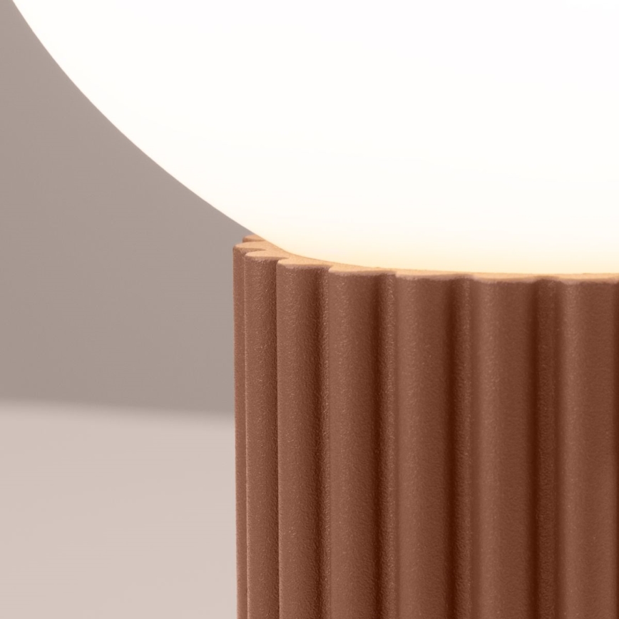 Lampada da tavolo HALO 1xG9/8W/230V diametro 12 cm marrone