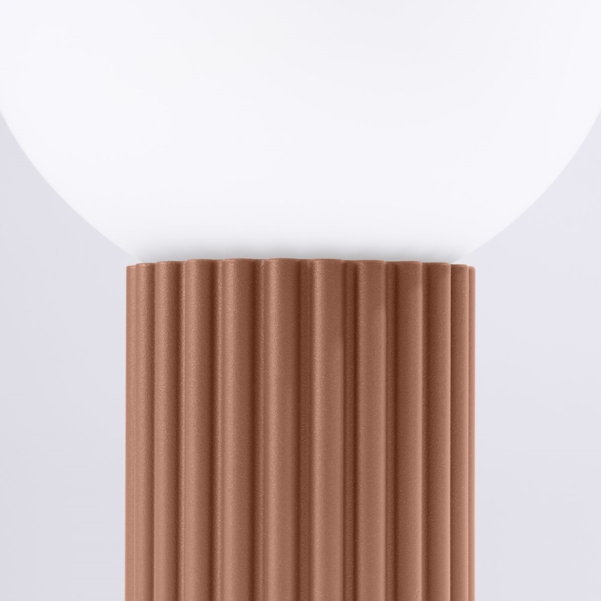 Lampada da tavolo HALO 1xG9/8W/230V diametro 12 cm marrone