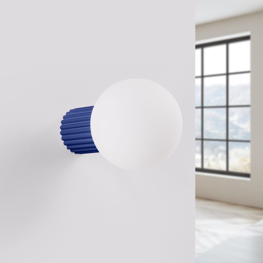 Applique da bagno HALO 1xG9/8W/230V diametro 12 cm IP44 blu