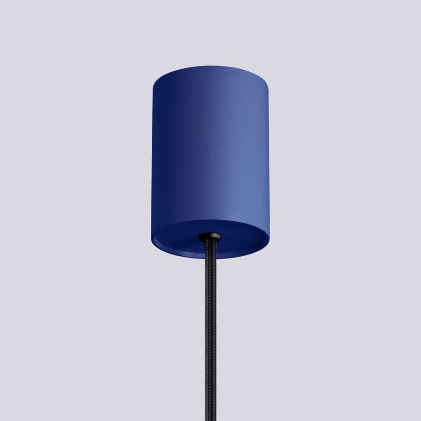 Lampadario a sospensione con filo HALO 1xG9/8W/230V diametro 12 cm blu
