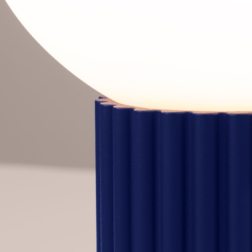 Lampada da tavolo HALO 1xG9/8W/230V diametro 12 cm blu