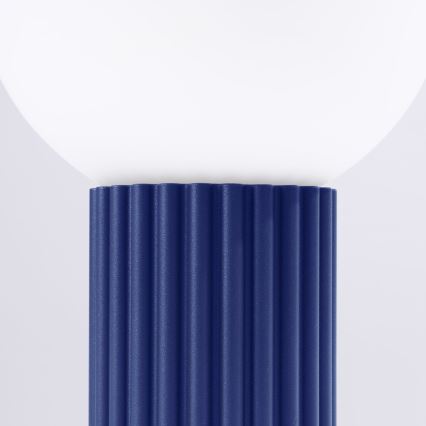 Lampada da tavolo HALO 1xG9/8W/230V diametro 12 cm blu